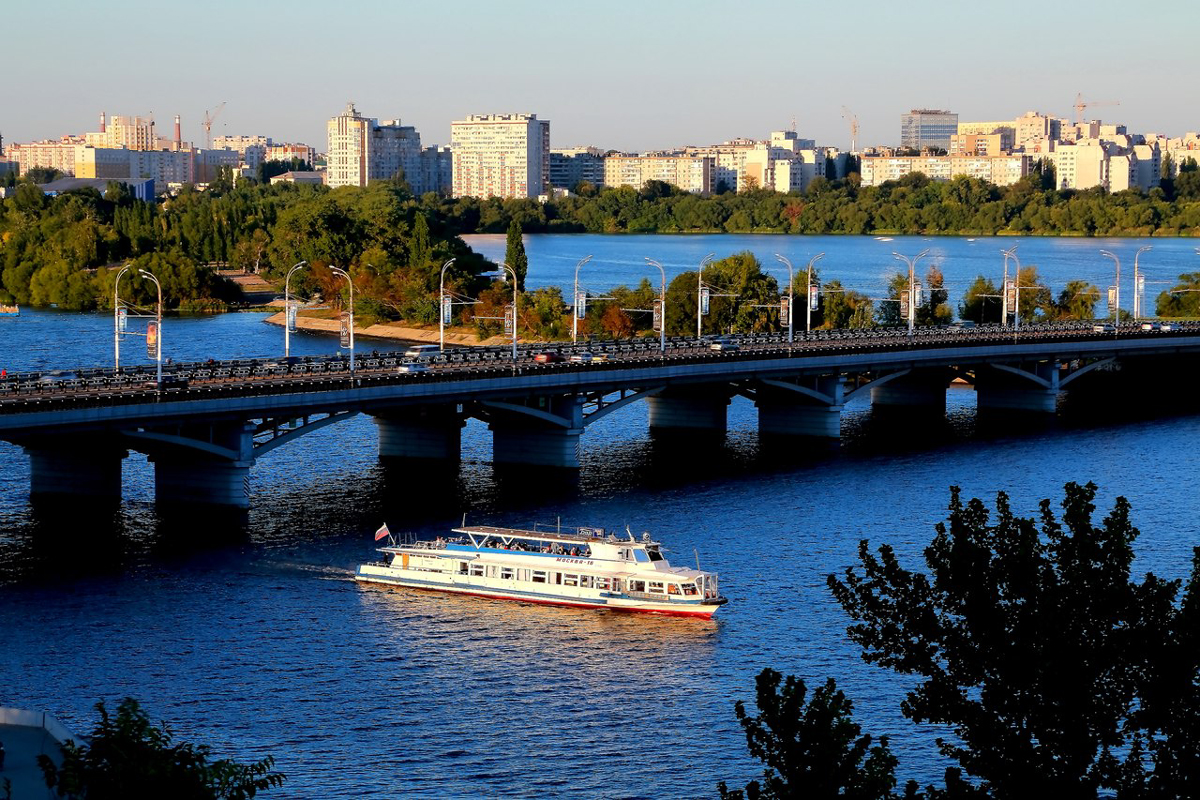 Воронеж Чернавский мост сверху