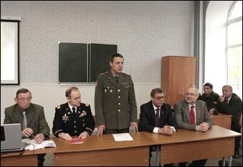 начальник военной кафедры полковник Александр Щербаков